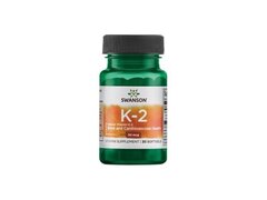 Swanson Vitamin K2 - Natural, 50mcg - 30 Capsule